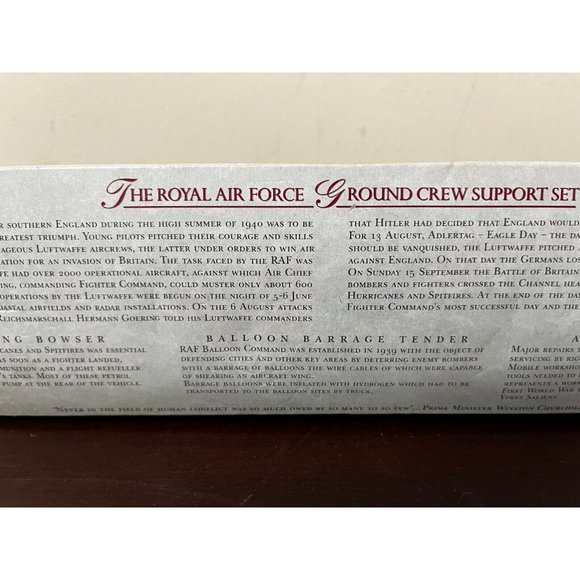 Vintage Lledo WWII RAF Ground Crew Support Set 3 Vehicles Battle of Britain new - Picture 12 of 13